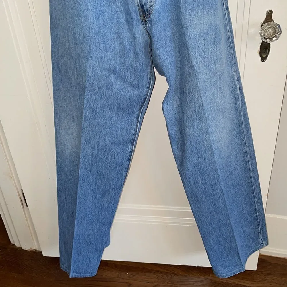 Levi’s 501‎ Button front blue denim cotton jeans